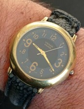 orologio vintage YEMA PARIS ETA Swiss made funzionante 39MM OVERSIZE QUARTZ