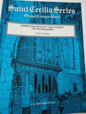 Joyce Jones Improvisation Aka Tonbo Organ Sheet Music St Cecilia Red Dragonfly