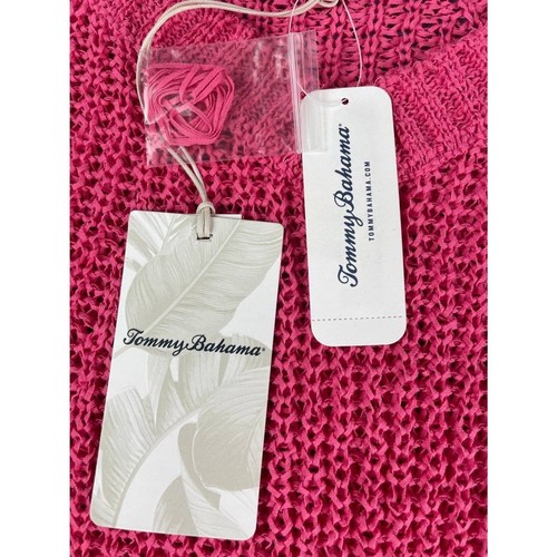 NWT Tommy Bahama Marlina Tape Yarn Sweater Top Oversized Pink Ruffle Size S  - Bild 6 von 12