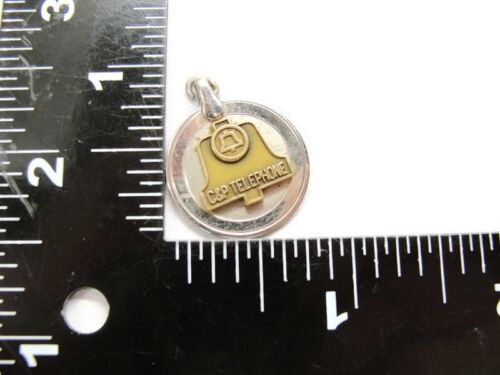 RARO Colgante/Dije de Colección C&P Telephone Co. Oro 925 y 10K - Imagen 3 de 5