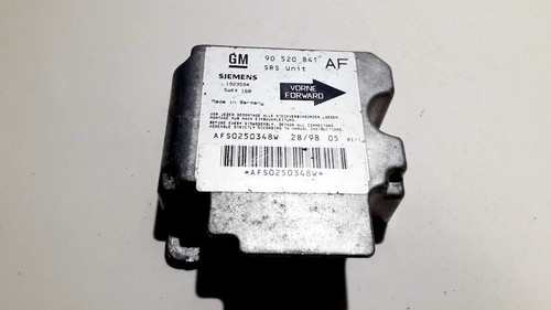 Opel Astra 2002  crash sensors module 90520841, 1923594 #704229-50