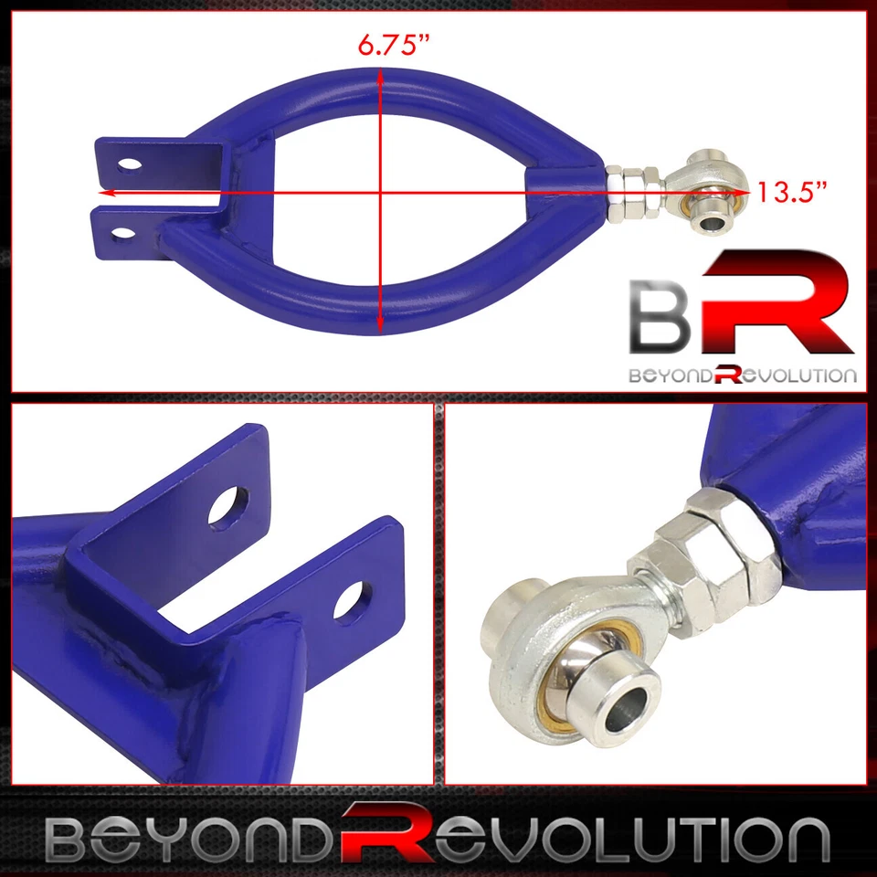 Kit de braço de cambagem ajustável suspensão traseira azul para 1990-1996 300ZX Z32 240SX S13 - Imagem 2 de 3