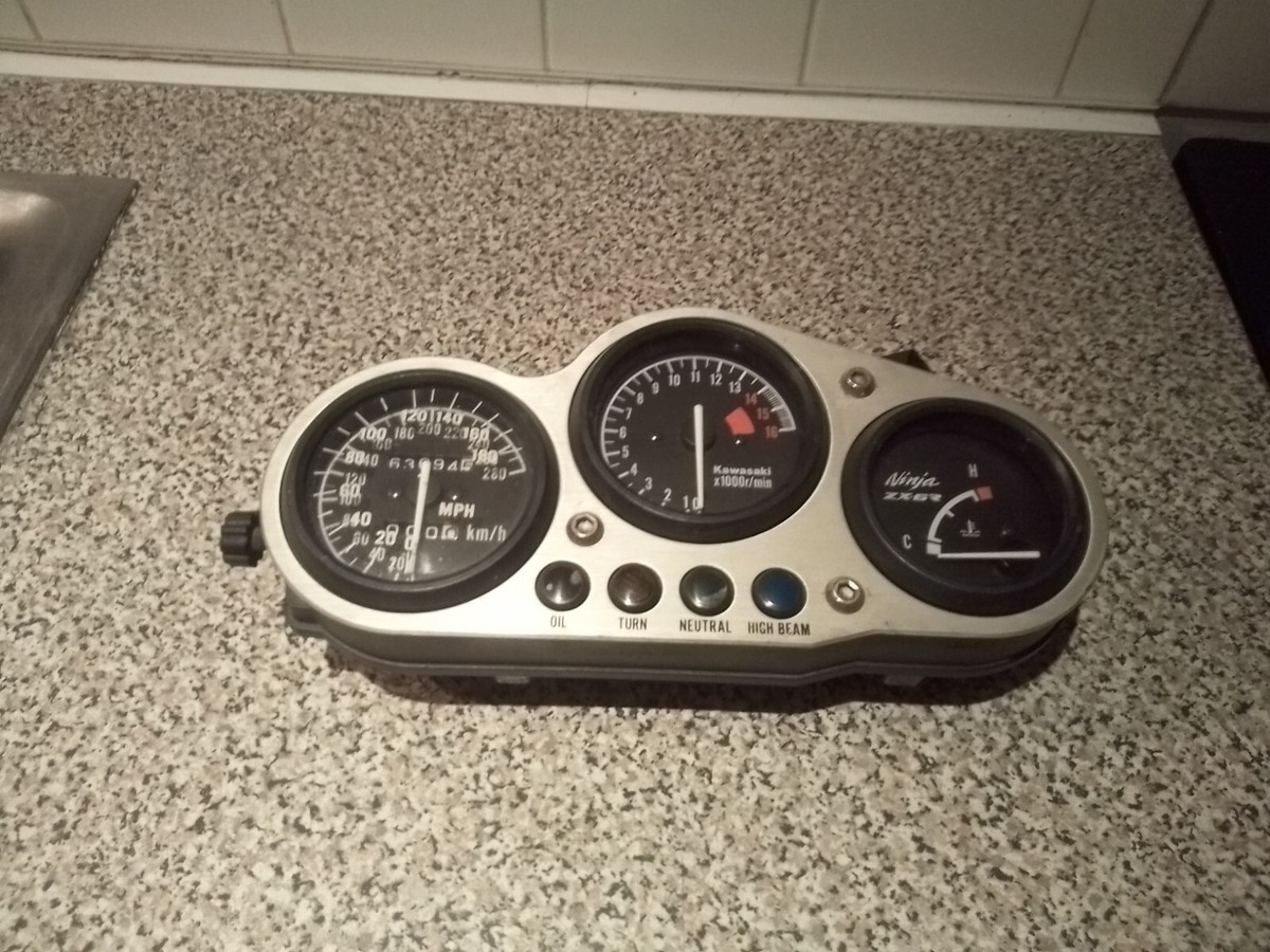Kawasaki Zx6r Speedometer Clock 1995 to 1997. | eBay UK