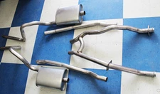 New! 1965 - 1970 Mustang 2" Dual Exhaust Kit HIPO H-pipe 289 302 V8 Aluminized