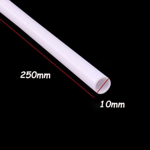 Round Tube Styrene ABS Strip Section Architecture Model Making 2mm - 10mm - Foto 8 di 12