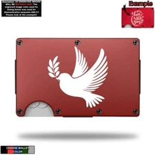 DOVE Peace on Earth Wallet - Laser Engraved Wallet - Cool Wallet