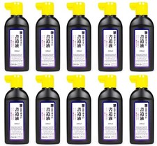 Daiso Sumi Calligraphy Liquid Ink in a 180ml Bottle, Box of 10 Bottles