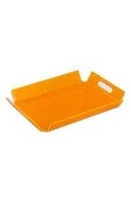 Dezi Acrylic Tray BEY-BERK Orange 21.5-Inch