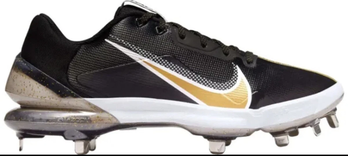 Nike Force Zoom Trout 7 Pro Black Metallic Gold for Sale