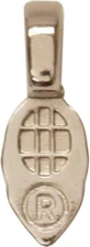 Aanraku Small Nickel Plated Leaf Jewelry Bails - 25 Pack - NJBS