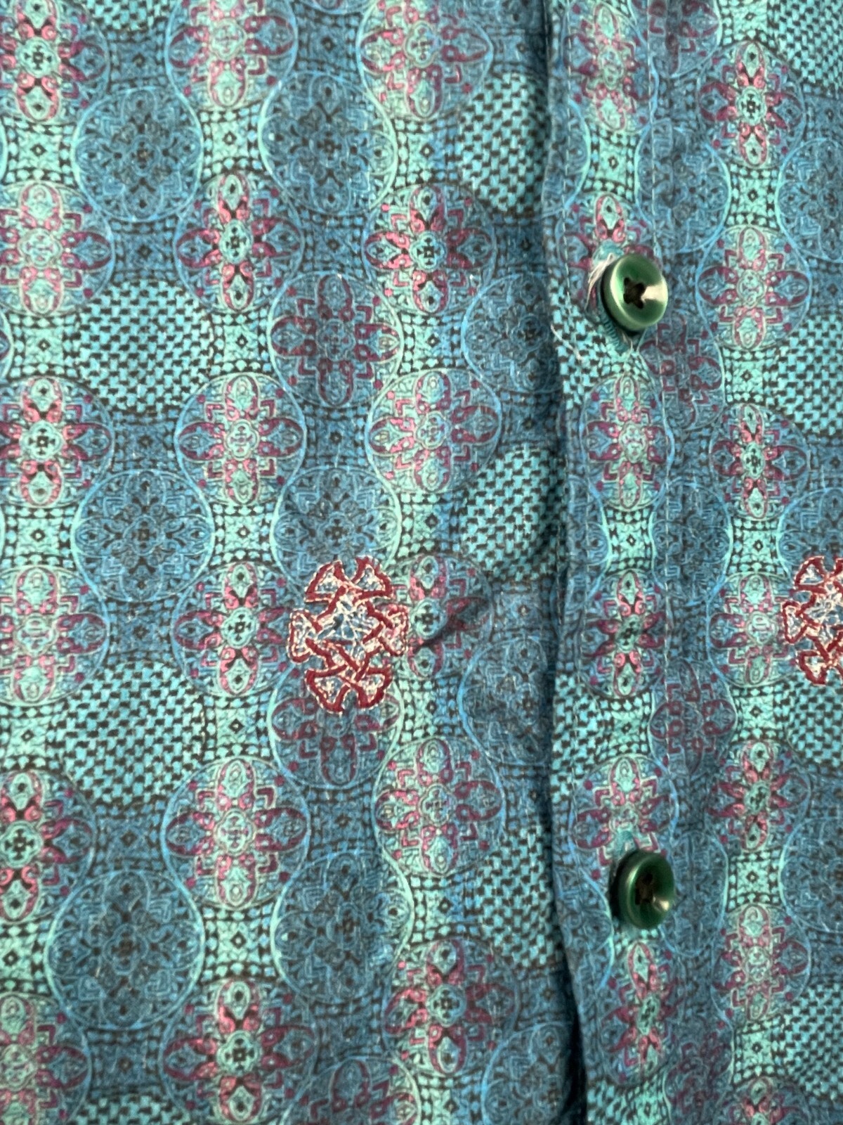 RARE Mens Robert Graham St. Patrick Leprechaun Long Sleeve Shirt Size 2XL Tall image 7
