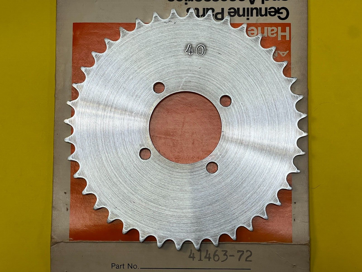 AERMACCHI HARLEY NOS 41463-72P 40T Rear SPROCKET 1972 MC65