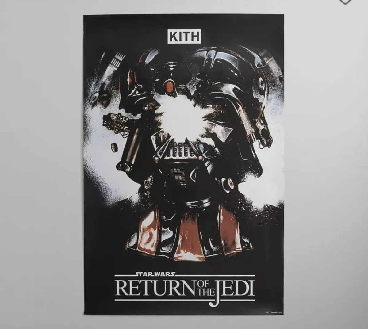Star Wars Kith Exploding Darth Vader Poster Order