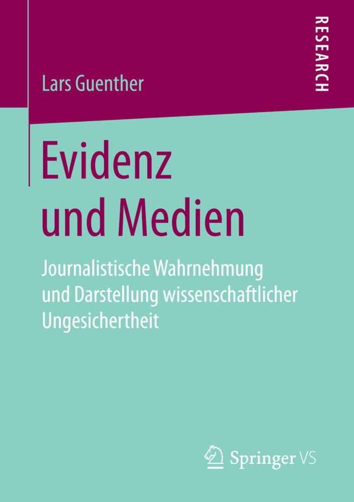 Thumbnail - Evidenz Und Medien Lars Guenther Taschenbuch X Deutsch 2016 Springer