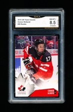 2015 UD HOCKEY 49 CONNOR McDAVID ROOKIE CARD GMA 8.5 NM-MINT+ TEAM CANADA