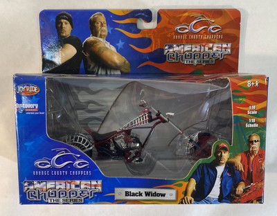 ORANGE COUNTY CHOPPERS American Chopper Series BLACK WIDOW 1:18 Scale Diecast