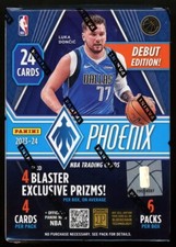 2023-24 Panini Phoenix Basketball Factory Sealed Unopened Blaster Box ~ 6 Packs