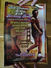 Bill Graham Poster Neville Brothers Members Grateful Dead The 75th Bash