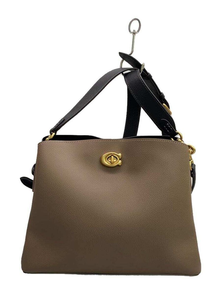 COACH Shoulder Bag -- CRM Solid Color