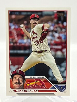 2023 Topps Series Two Baseball Card #548 Miles Mikolas - St. Louis Cardinals