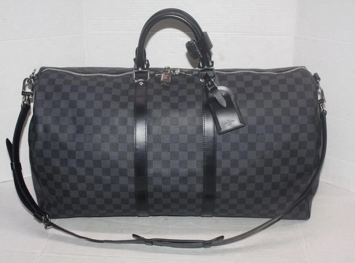 Louis Vuitton Keepall Bandoulière 55 Graphite Damier Graphite