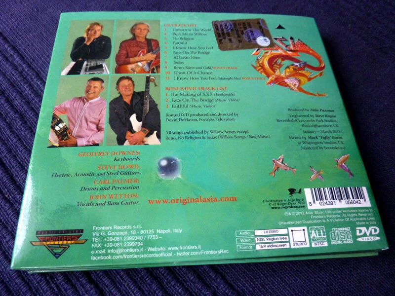 CD Asia - XXX Digipak with Bonus DVD Downes Payne Wetton Howe Slade 2012 - Bild 4 von 4