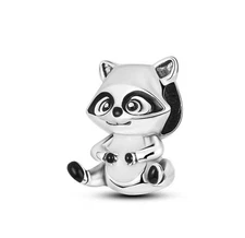 Mom Safety Chain Lucky Graduation Angel Moon Star Dog Cat Paw Bead Pendant 925 S