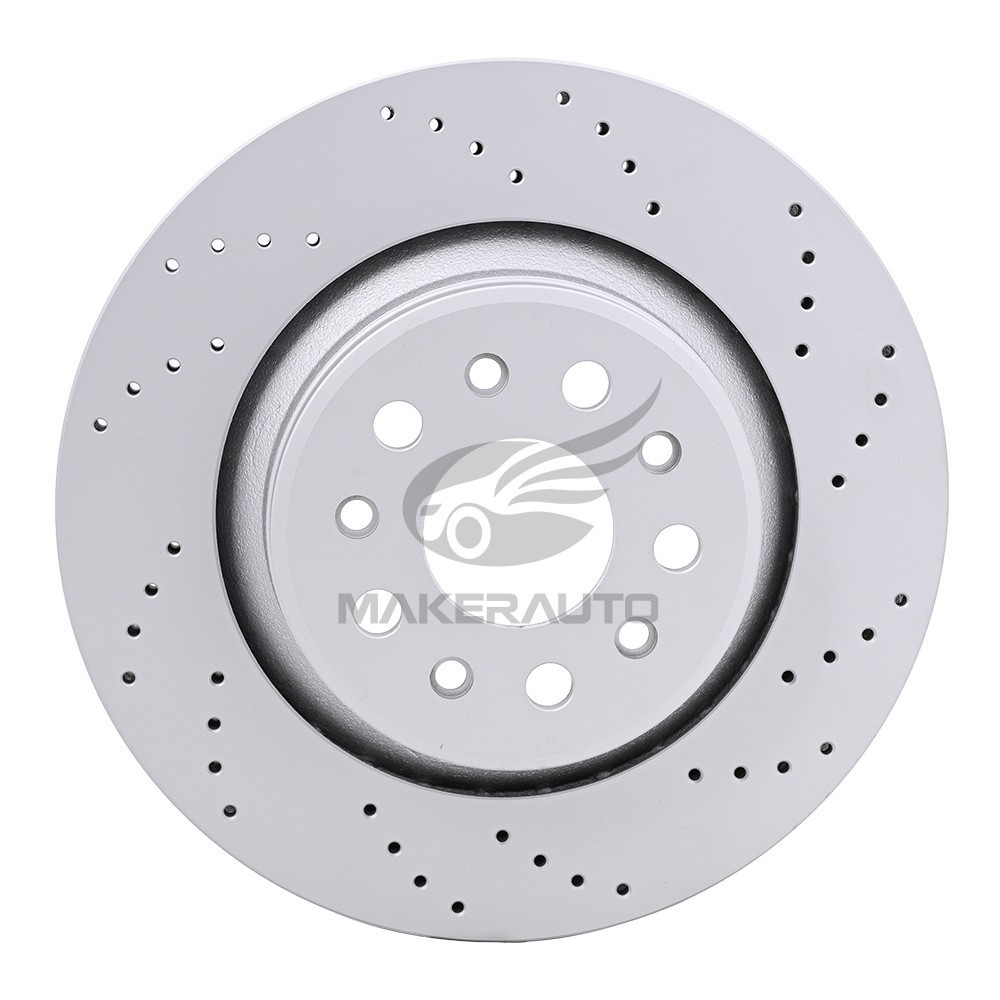 For Maserati Levante S New Rear Brake Pads & Rotors Low Dust 670105706 673005715