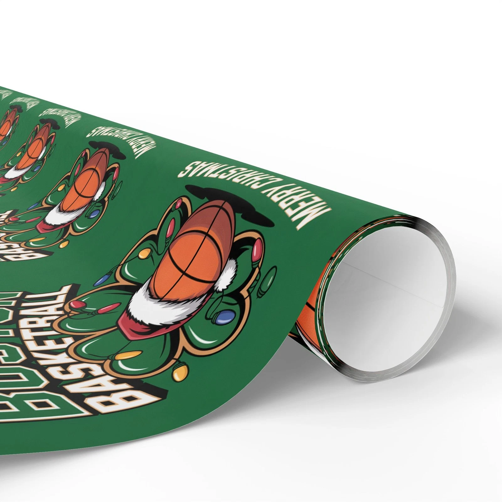 Boston Celtics Basketball Wrapping Paper Gift Sports Fan Christmas Gift Wrap