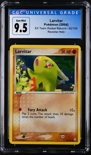 Larvitar graded CGC 9.5 for sale on eBay
