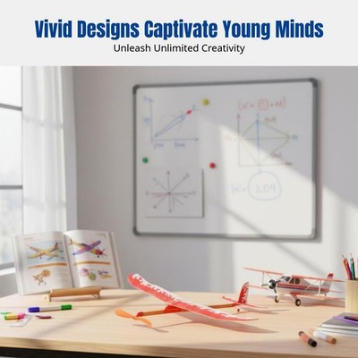 DIY Gummiband angetriebenes Flugzeug, Modellflugzeug, Wissenschaft Bastelset für Kinder