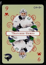 2025-26 Upper Deck O-Pee-Chee Playing Cards #9 of Hearts Thatcher Demko