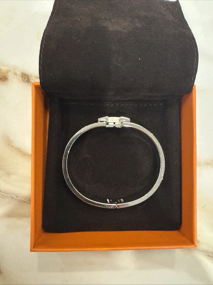 Hermes Clic H браслет розовый коробка в комплекте размер PM - Изображение 2 из 4