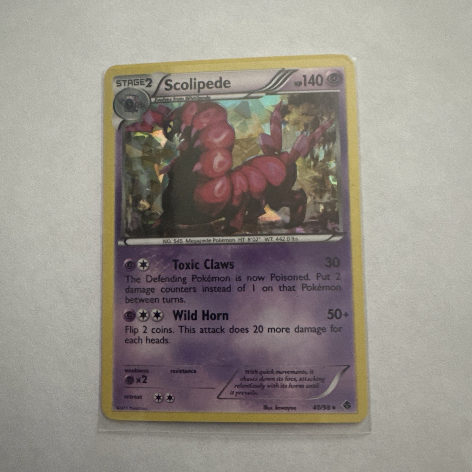 Emerging Powers #40/98 Scolipede - Holo