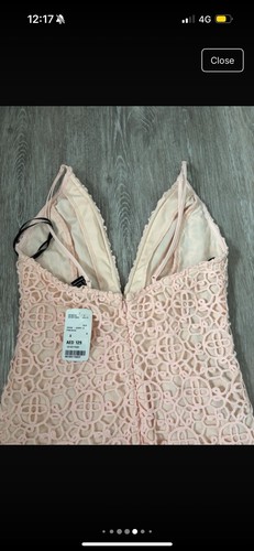 Brand New With Tags Forever 21 Nude / Pink Dress Size s - Picture 6 of 8