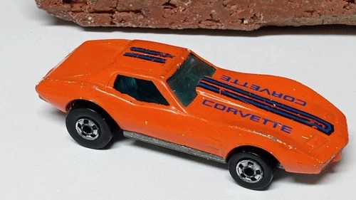 Hot Wheels 1975 Orange Corvette Stingray Vintage Mattel Malaysia