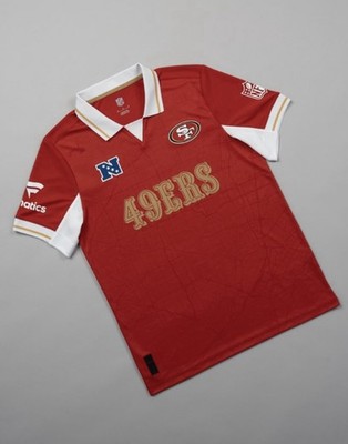 San Francisco 49ers Football Fanatics NFL Jersey Soccer - Large | eBay