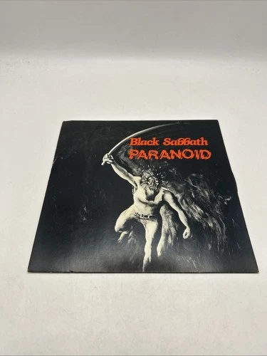 Vtg Black Sabbath 7' 45 RPM Paranoid/Snowblind Sweden Planet Records Good