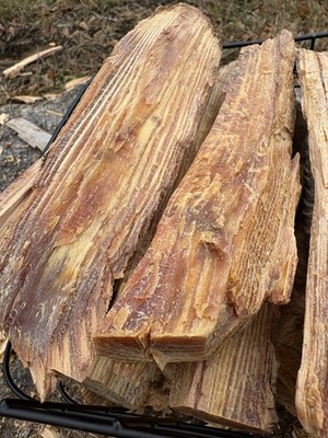 10 lbs. box Fatwood Firestarter, naturally Resin Saturated pine wood 