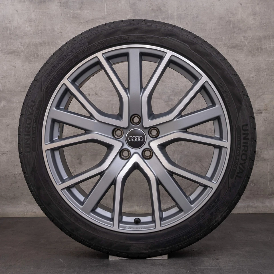Audi A6 S6 Felgen 20 Zoll 4K C8 Sommerräder 4K0601025AB anthrazit matt - Bild 4 von 4