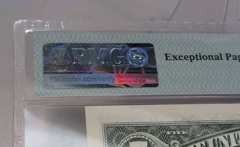 US $5 1995 PMG 66 EPQ UNC Fr #1985-J FRN Kansas City Withrow/Rubin/FW - Image 3 of 4