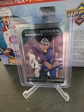 2021-22 O-Pee-Chee Platinum Marquee Rookies RC #215 Ukko-Pekka Luukkonen Buffalo