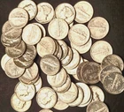 *14  Mercury Dimes 90% Silver Over 1 Troy oz ASW Fine Silver Pulled from Storage