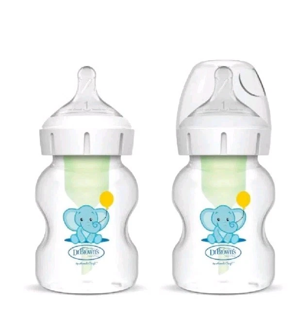 Dr Brown's Options+ Anti-Colic Baby Bottles 150ml Wide Neck 2 Pack Level 1 Teats
Opens in a new wind