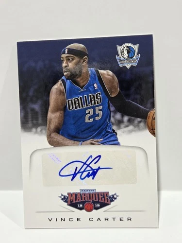 2012 2013 Panini Marquee Vince Carter Auto #36