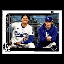 2025 Topps Update Series - #US269 Shohei Ohtani Roki Sasaki Los Angeles Dodgers