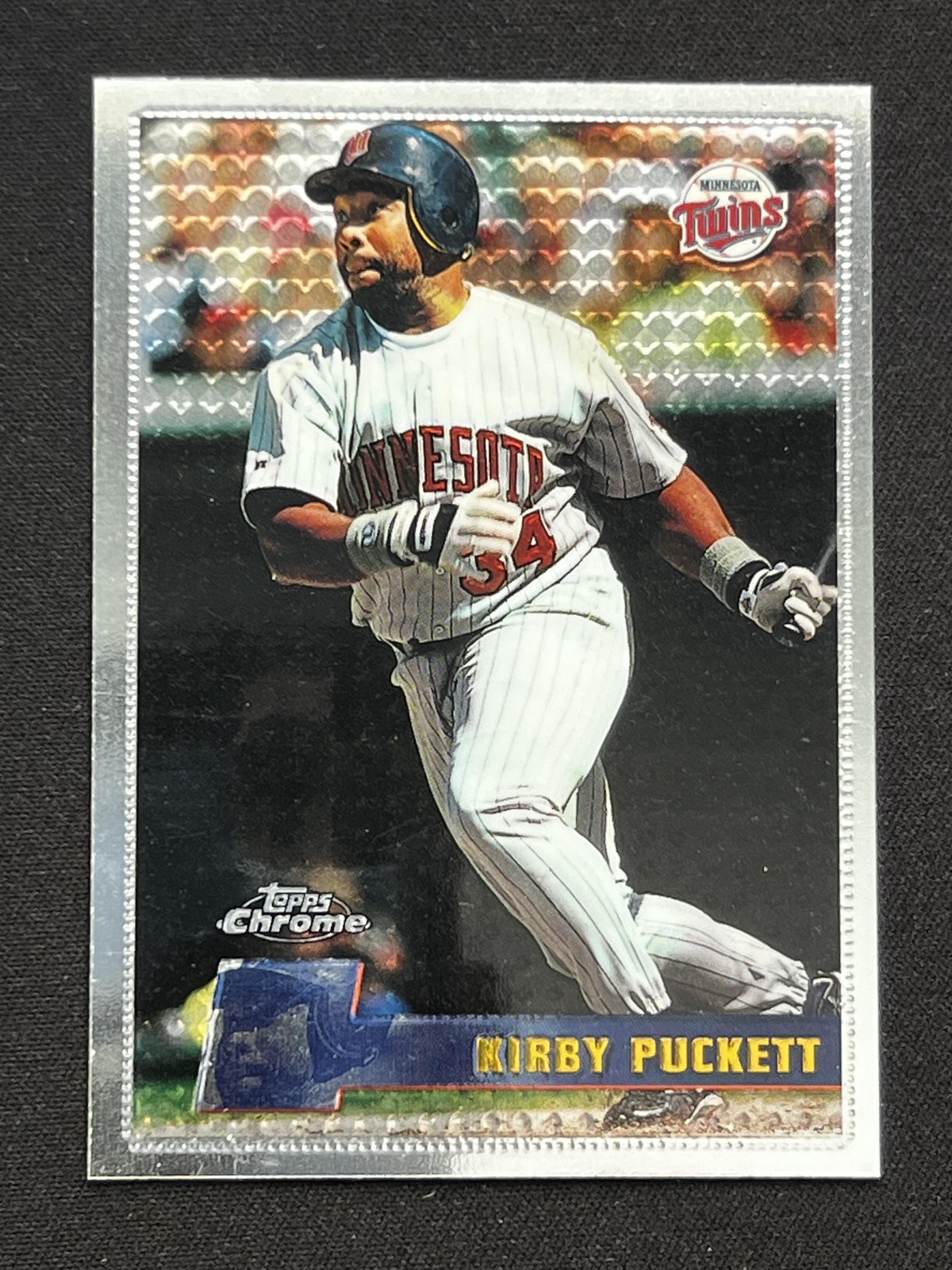 1996 Topps Chrome #19 Kirby Puckett
