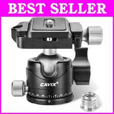 360 Swivel Tripod Ball Head Arca Quick Release Plate