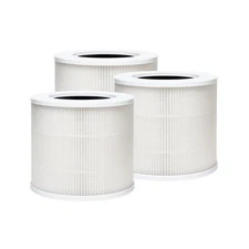 Nispira GXZ-AP01 HEPA Carbon Filter for Proton Pure Portable Air Purifier, 3 Pk