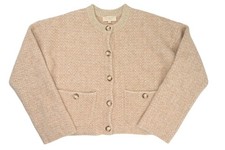 Sezane Teo Jacket in Mottled Beige